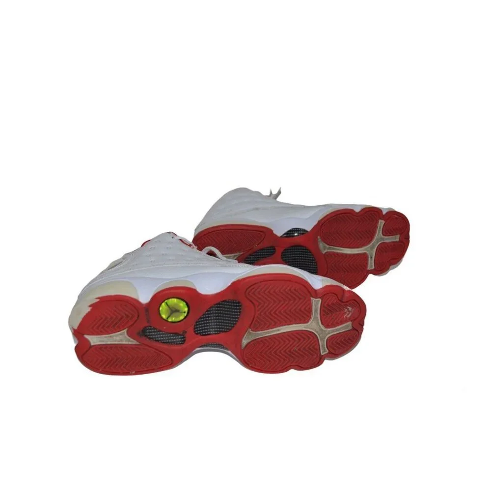 Nike Air Jordan 13 Retro History of‎ Flight White & Red 414574-103 Size 6Y